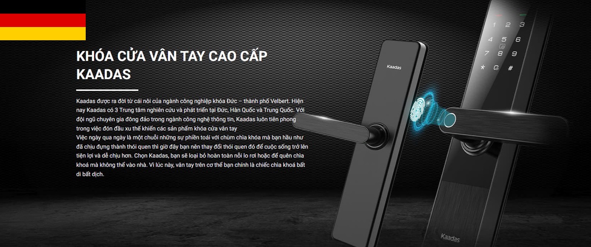 Khóa Cửa Điện Tử Kaadas Đầy ĐủHướng & Dẫn cài đặt