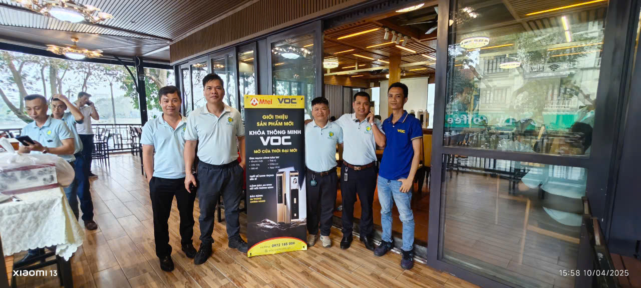 Khóa cửa vân tay VOC gã khổng lồ trong lĩnh vực bảo mật