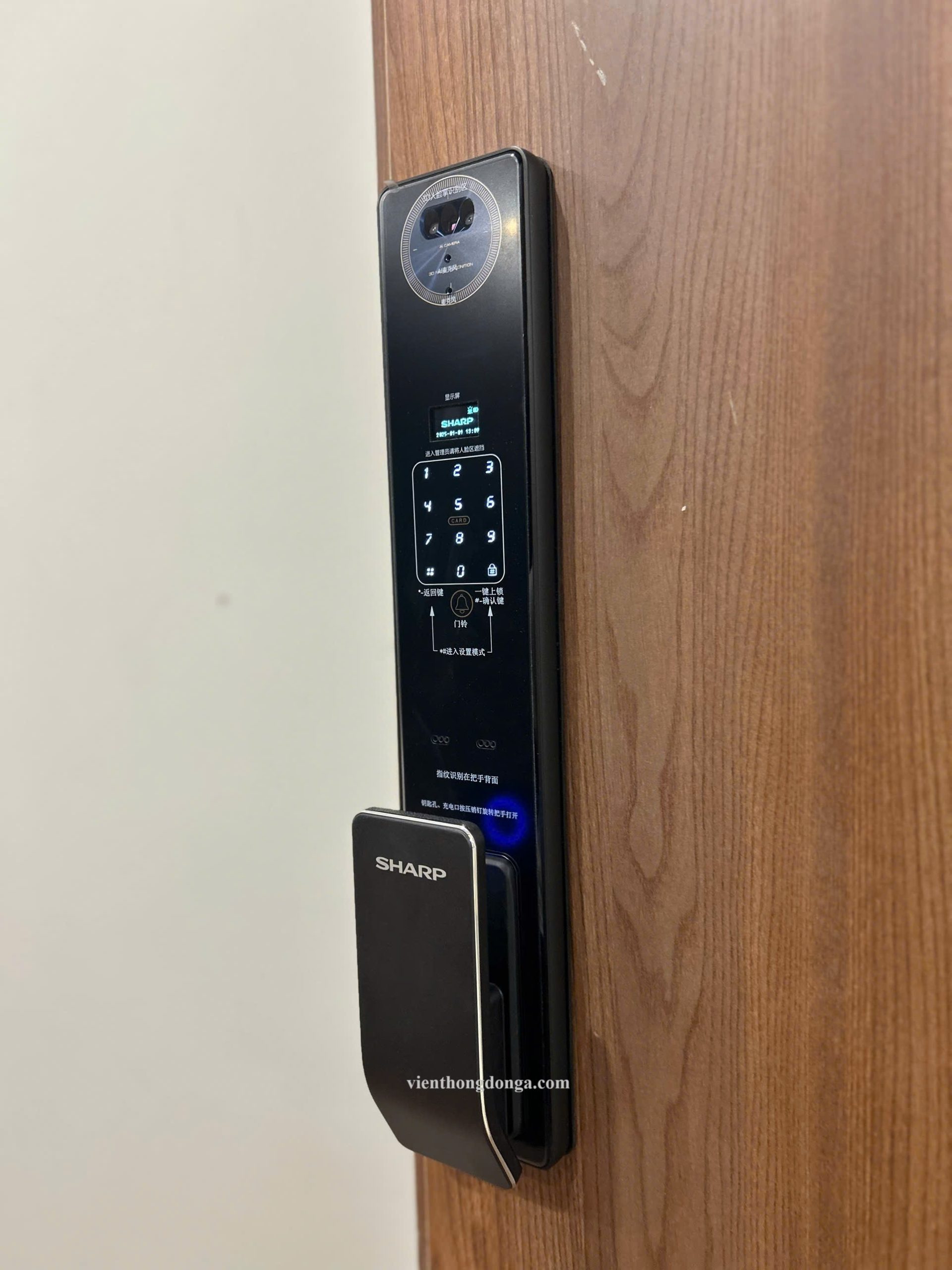Hướng dẫn cài đặt khóa điện tử Sharp S7 FV