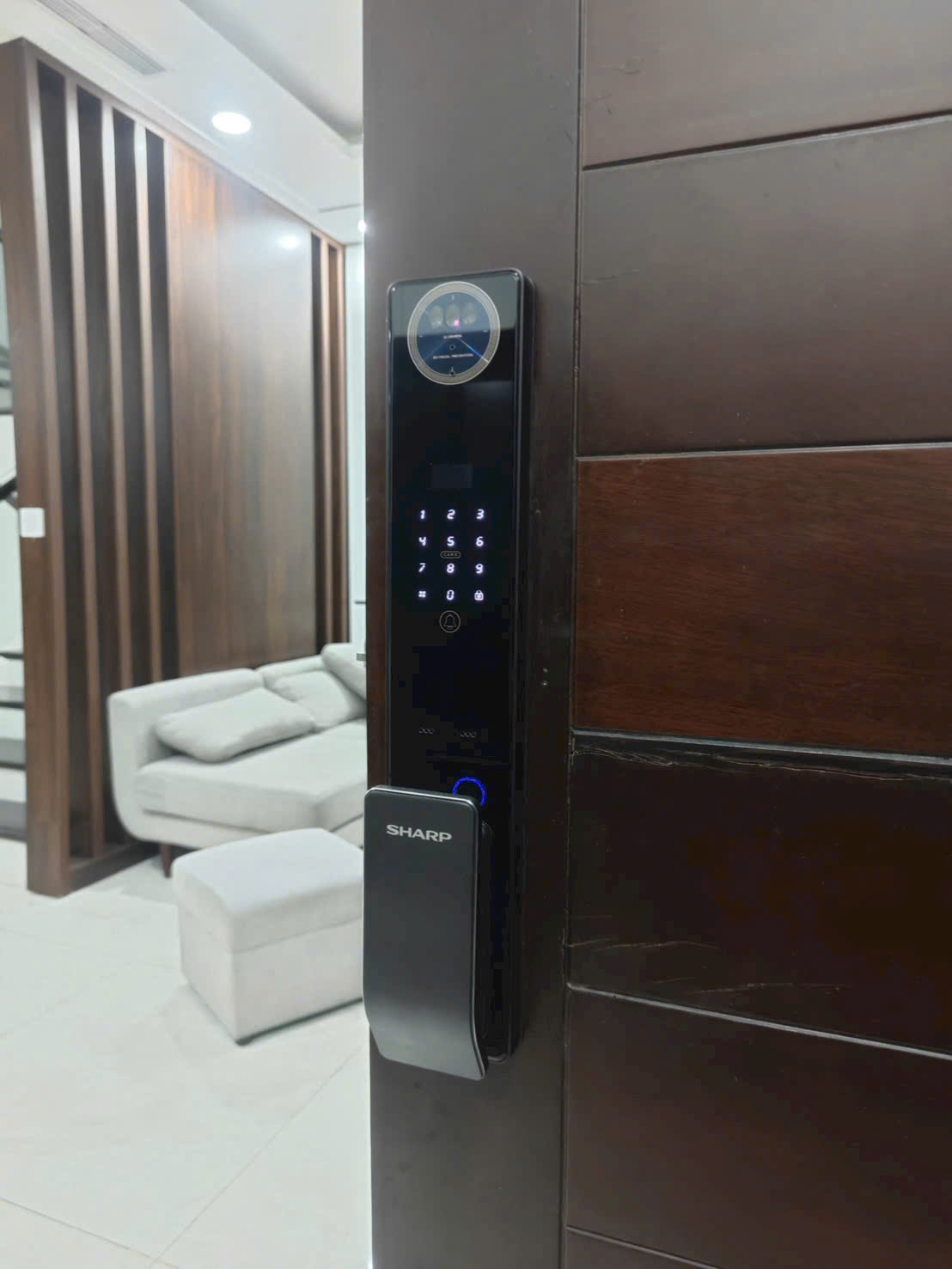 Lắp đặt khóa điện tử Sharp S7 FV Gamuda Gardens Hoàng Mai Hà Nội