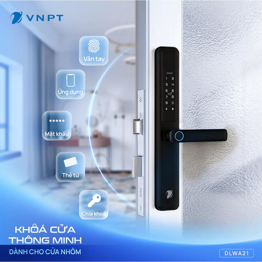 Khóa Điện Tử Cửa Nhôm VNPT DLWA21